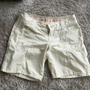 White mossimo supply co shorts size 1